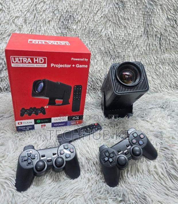 HY320 Pro Supported Game Projector With 2* Wireless Remote for Game - main view