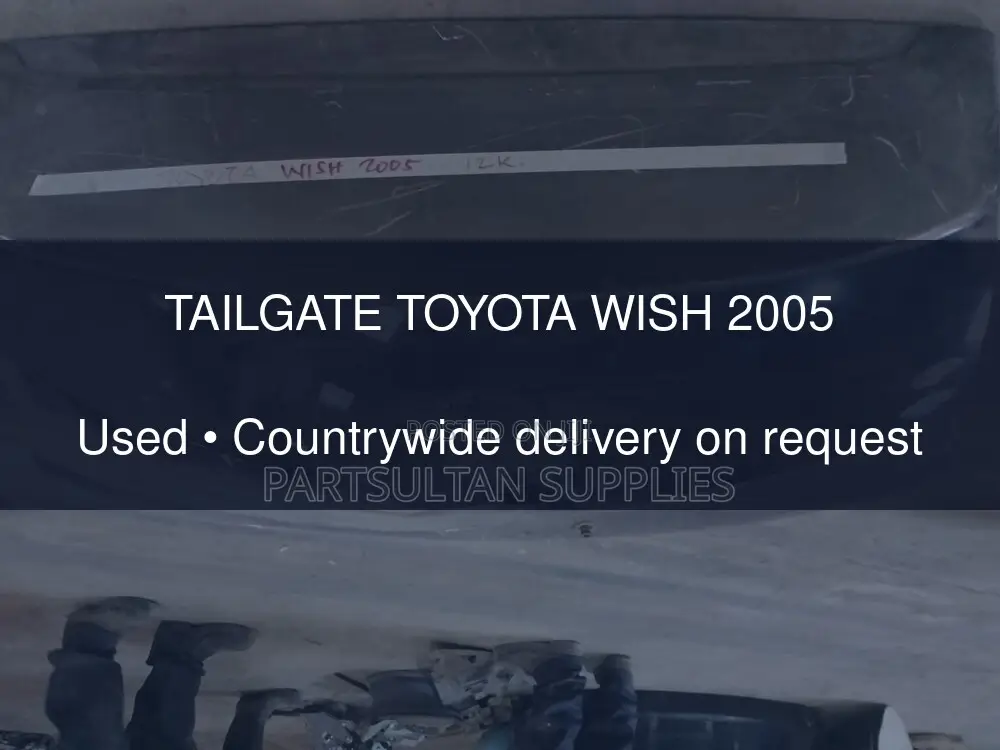 Tailgate Toyota Wish 2005
