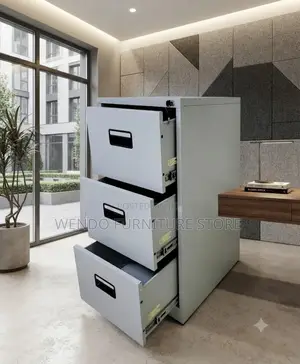 Office Cabinet; Four Drawers Executive Premium Steel Office Cabinet
