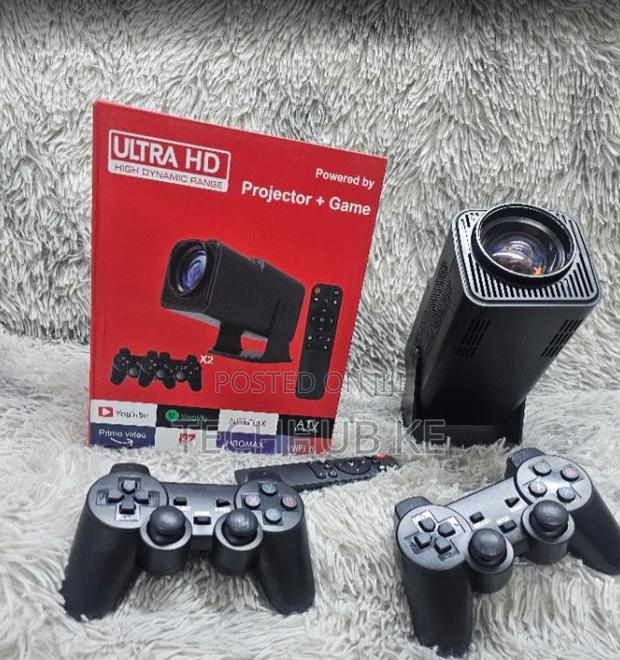 Wireless Mini Projector With Dual Game Controllers - thumbnail 2