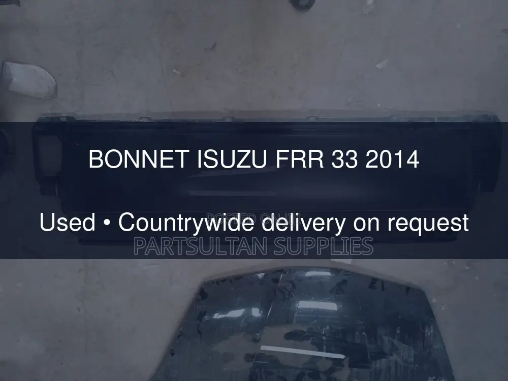 Bonnet Isuzu FRR 33 2014