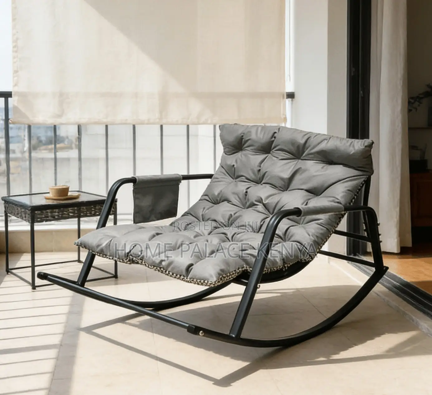 Rocking Chair: Double Rocking Floor Loveseat