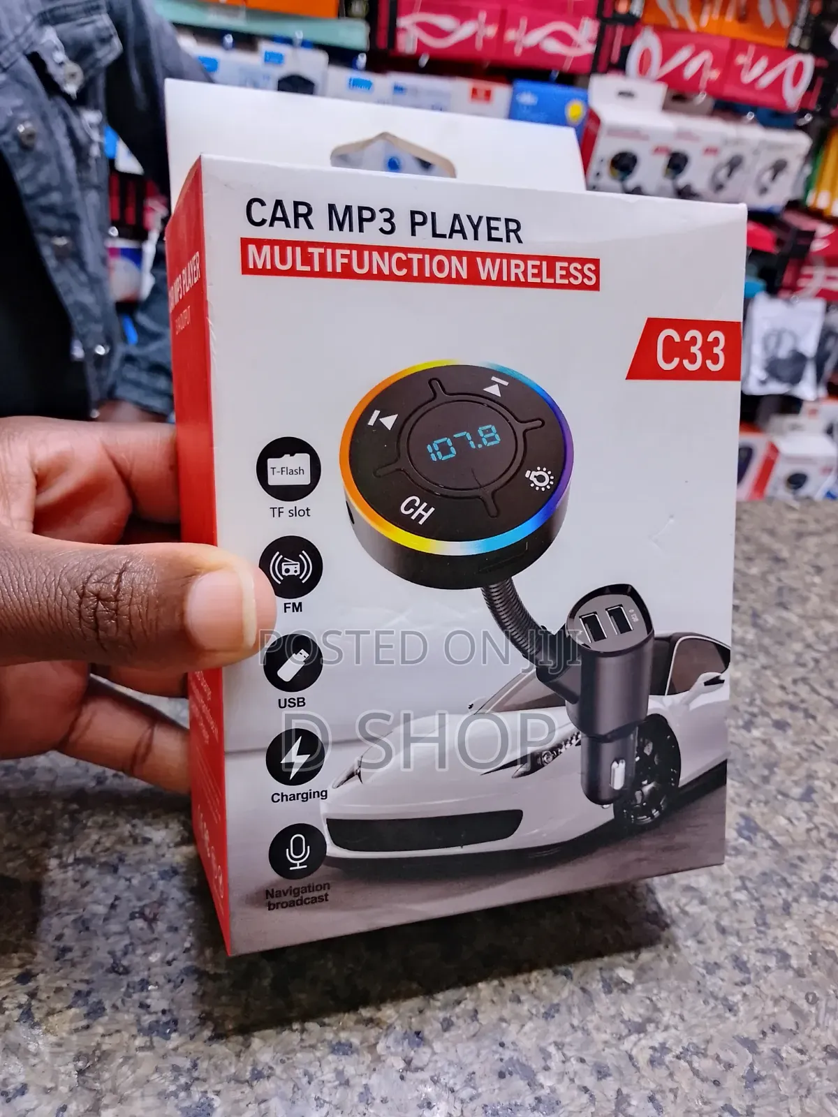 Multifunction Wireless Car Mp3 Player