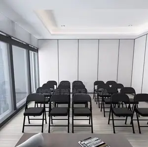 Foldable Chair: Comfortable Leather Guest Waiting Chair