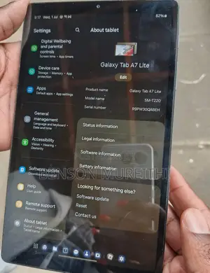 Samsung Galaxy Tab A7 Lite 32 GB Black
