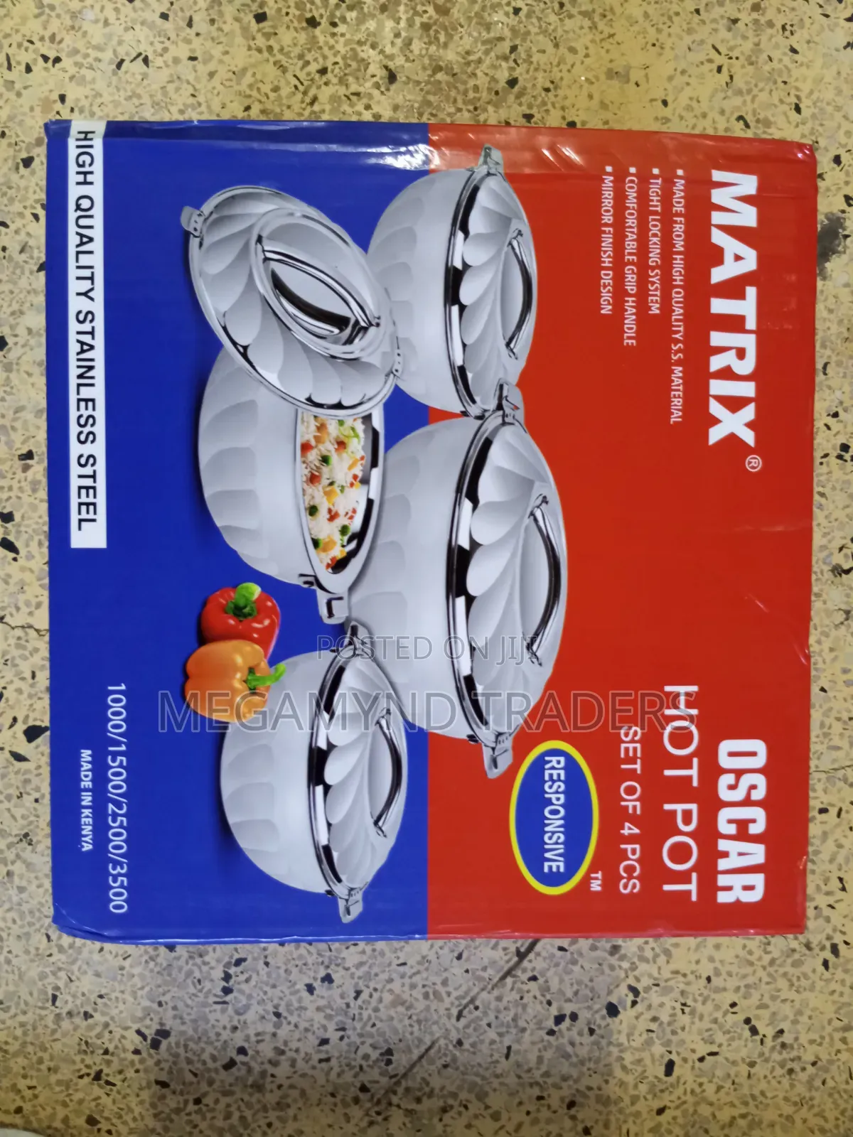 4pc Stainless Steel Hot Pot / Hotpot Stainless Steel