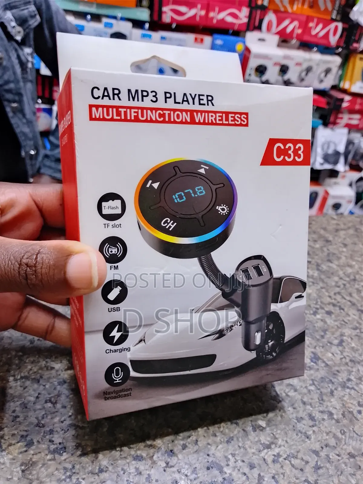 Multifunction Wireless Car Mp3 Player