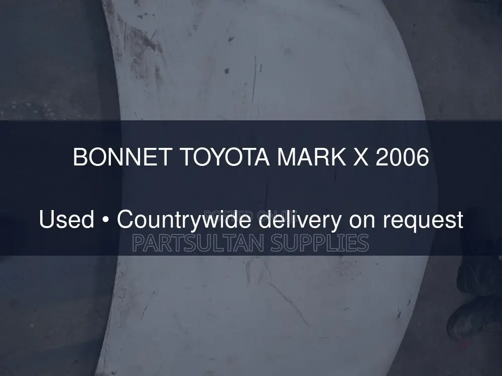 Bonnet Toyota Mark X 2006