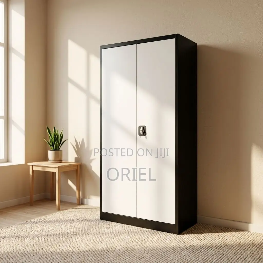 Office Cabinet : Lockable Two-Door Steel Filing Cabinet