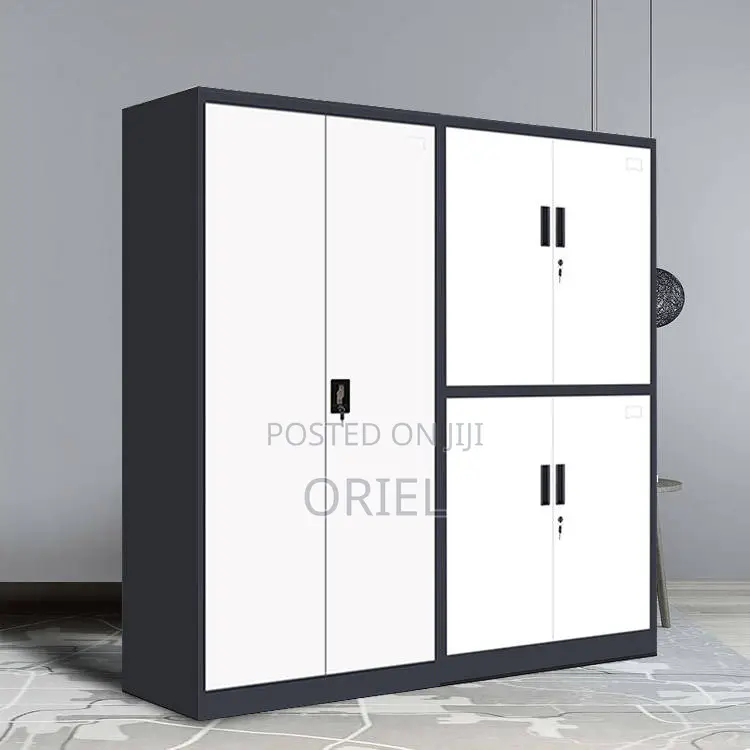 Office Cabinet : Lockable Two-Door Steel Filing Cabinet