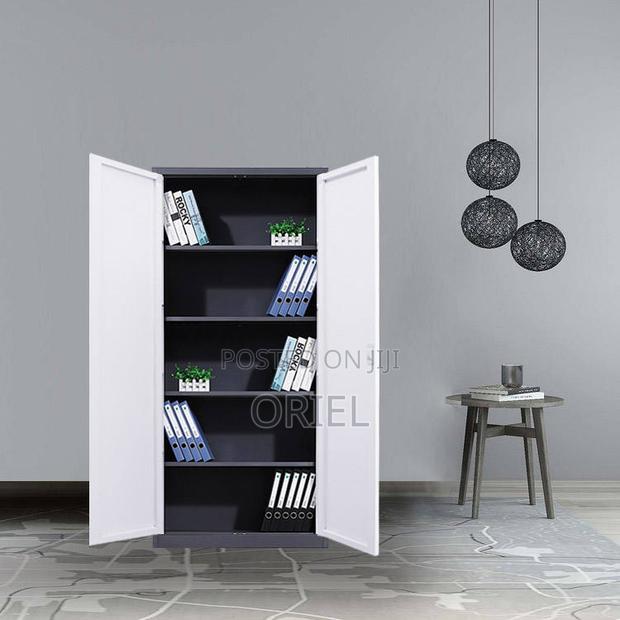 Office Cabinet : Lockable Two-Door Steel Filing Cabinet - thumbnail 4