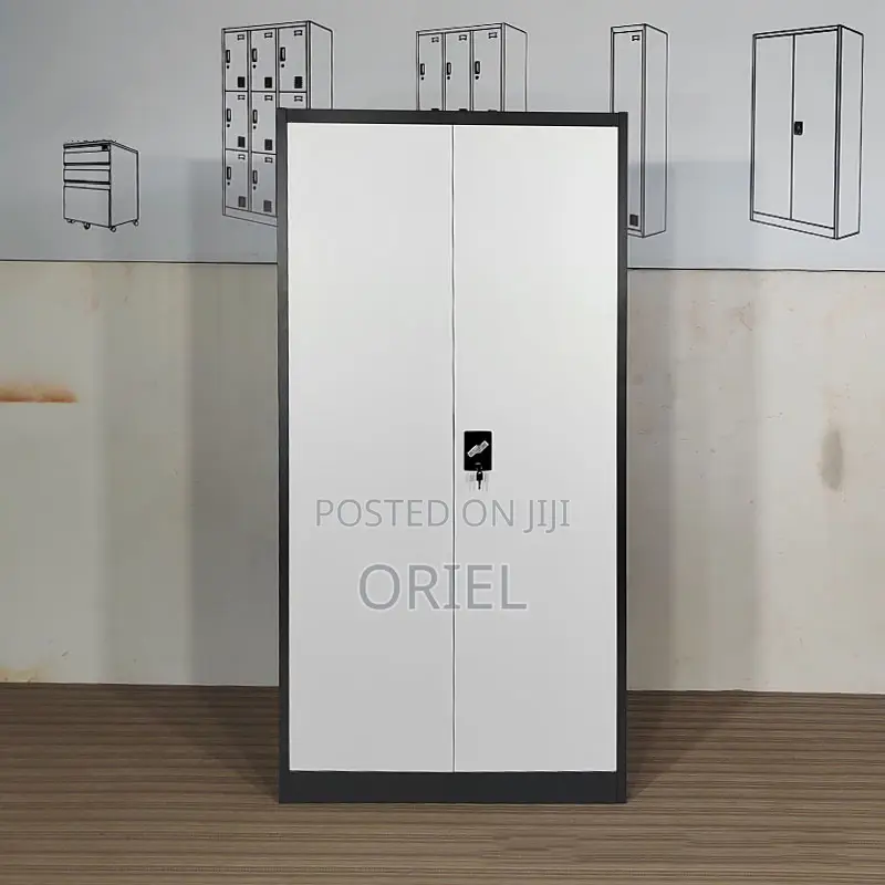 Office Cabinet : Lockable Two-Door Steel Filing Cabinet
