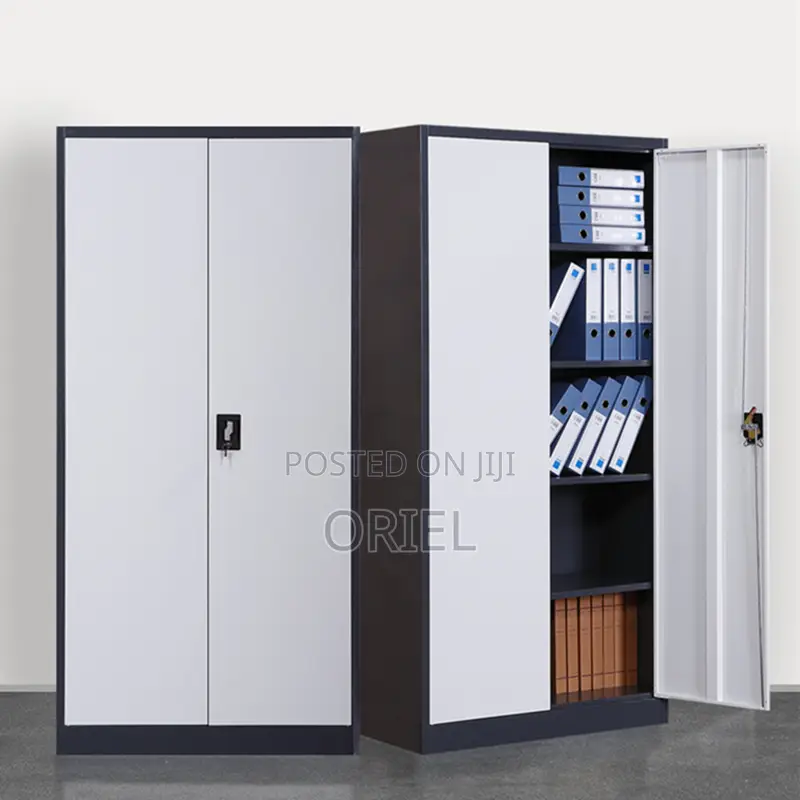 Office Cabinet : Lockable Two-Door Steel Filing Cabinet