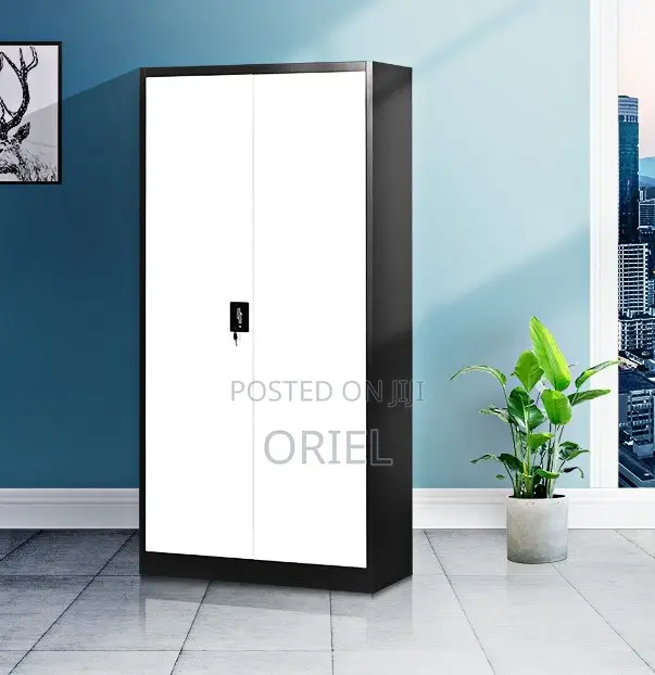 Office Cabinet : Lockable Two-Door Steel Filing Cabinet