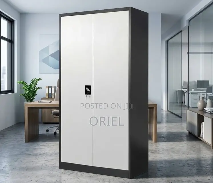 Office Cabinet : Lockable Two-Door Steel Filing Cabinet