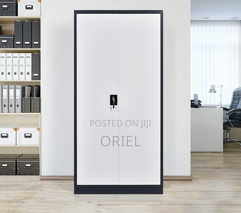 Office Cabinet : Lockable Two-Door Steel Filing Cabinet