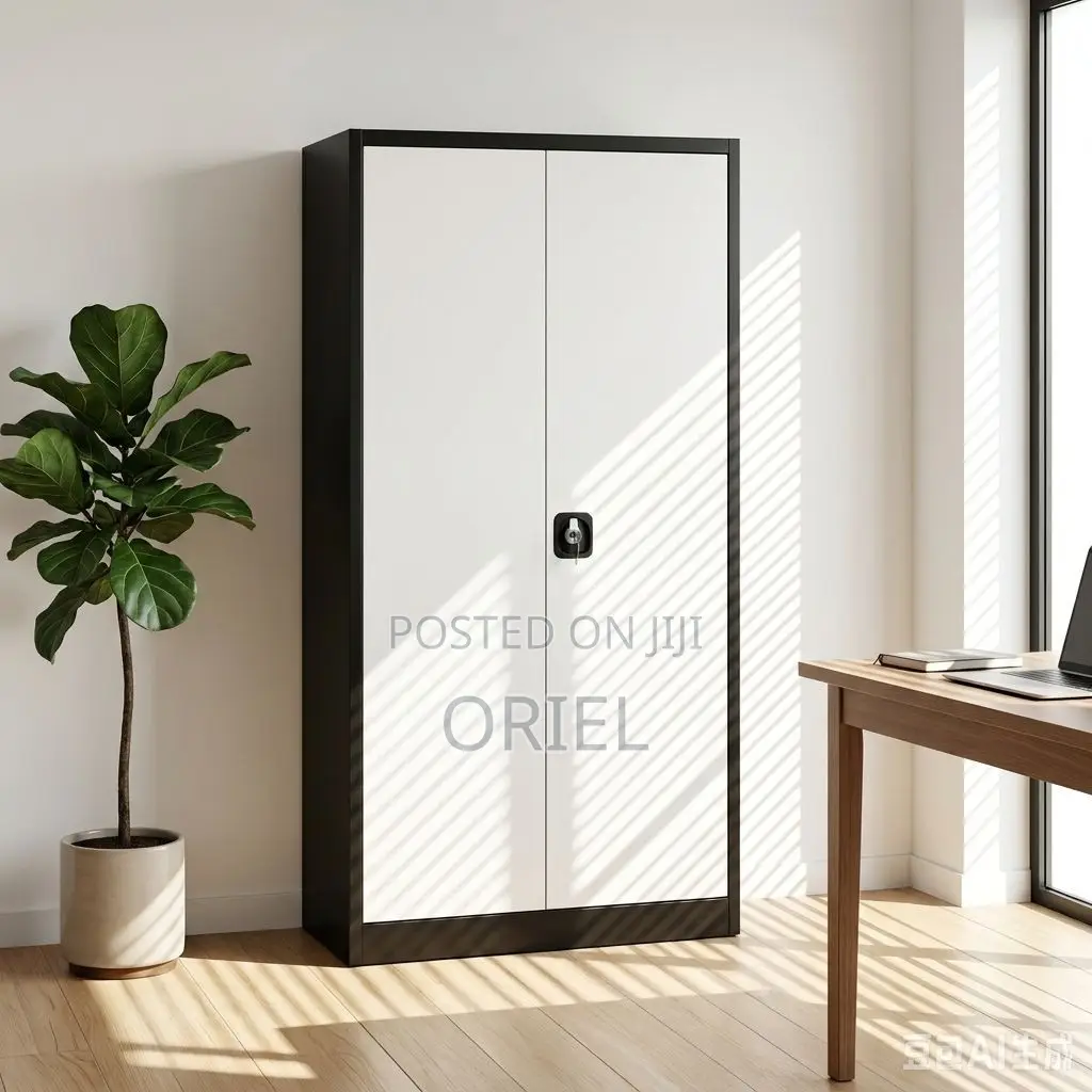 Office Cabinet : Lockable Two-Door Steel Filing Cabinet