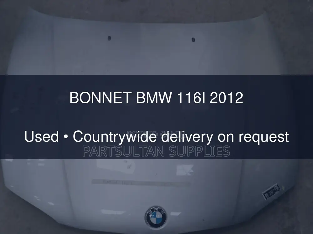 Bonnet BMW 116i 2012