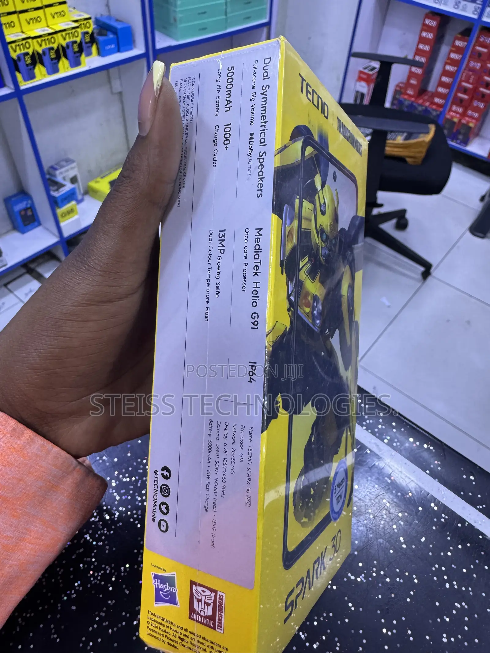 New Tecno Spark 30 128 GB Black