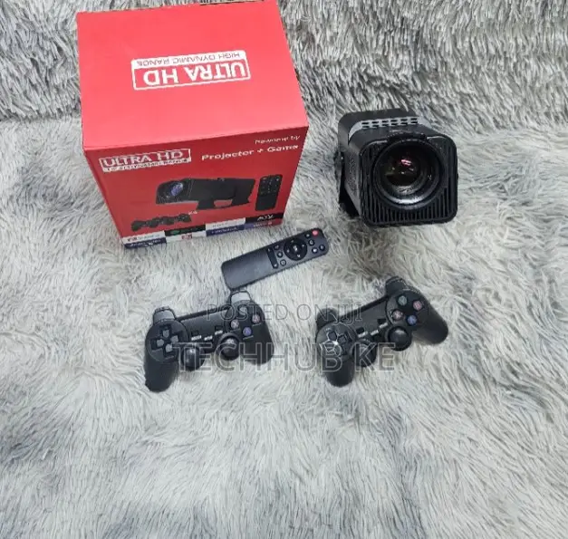Android Smart Projector Hy-320 With Gaming Console–Big Screen + Gaming