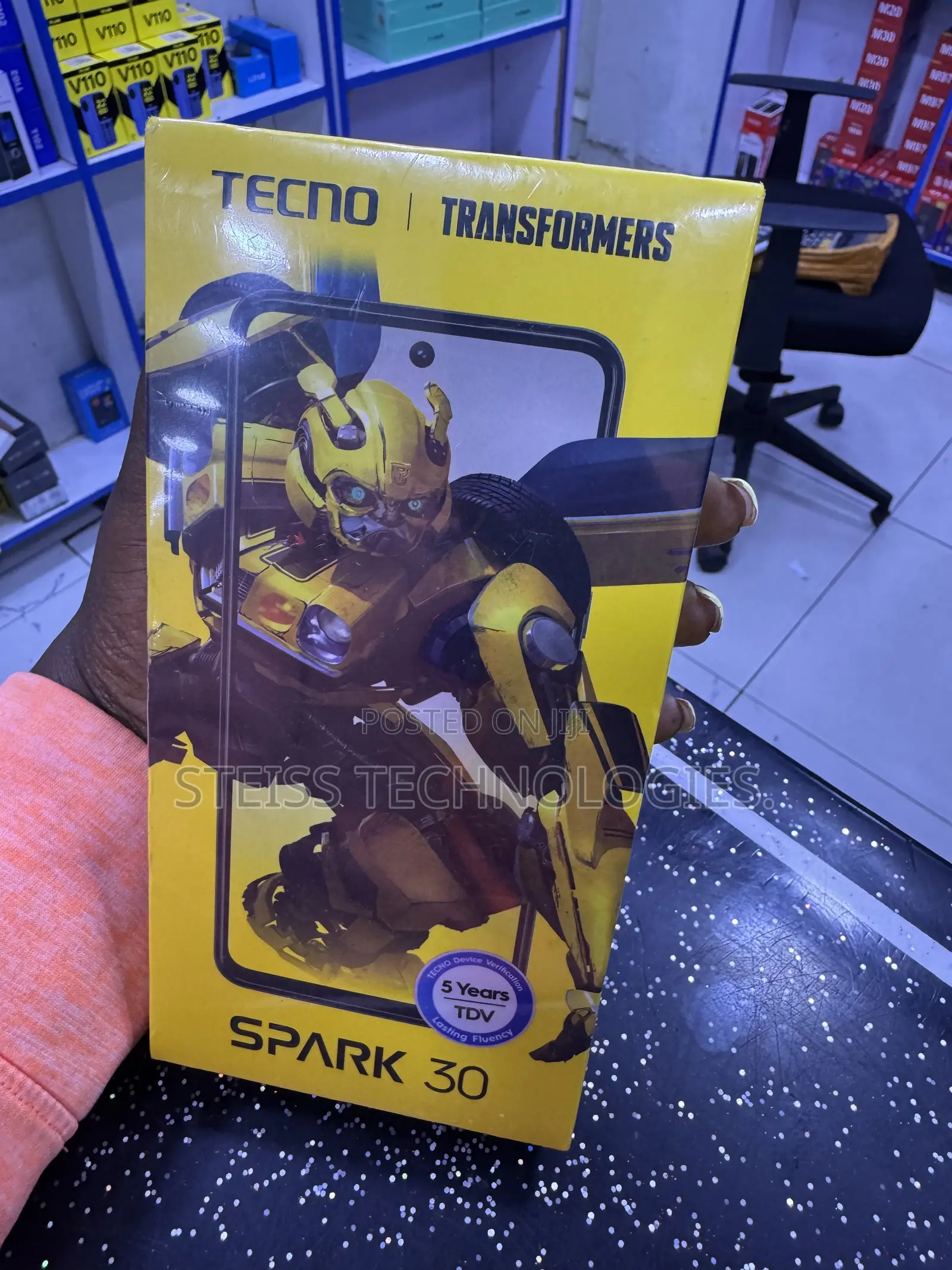 New Tecno Spark 30 128 GB Black