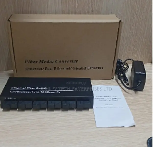 6 Port Fiber Ethernet Switch With Stable Data Transmission