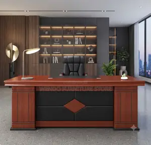 Office Desk; 1.8 Meters Mahogany Finished Executive Prestige Desk