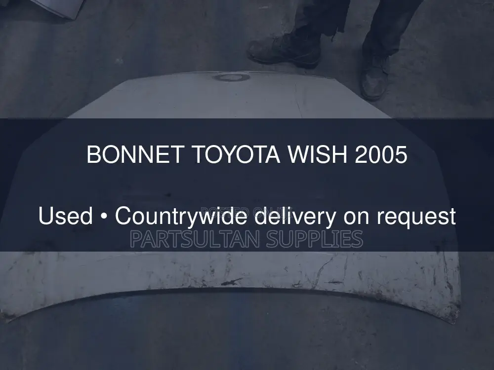 Bonnet Toyota Wish 2005