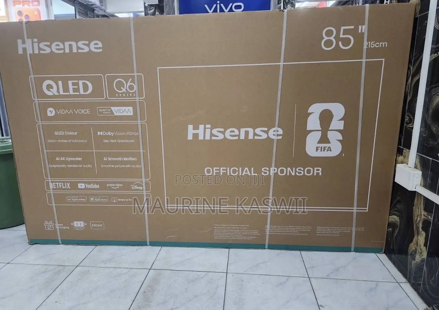 Hisense 85 Inch QLED Smart TV 85Q6