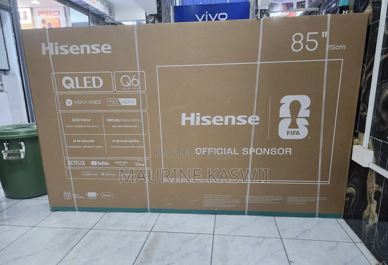 Hisense 85 Inch QLED Smart TV 85Q6