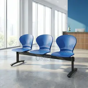 Office Bench : 3-Seater Plastic Waiting Linked Bench