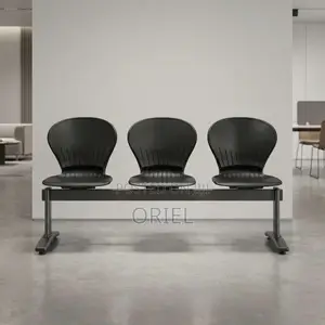 Office Bench : 3-Seater Plastic Waiting Linked Bench