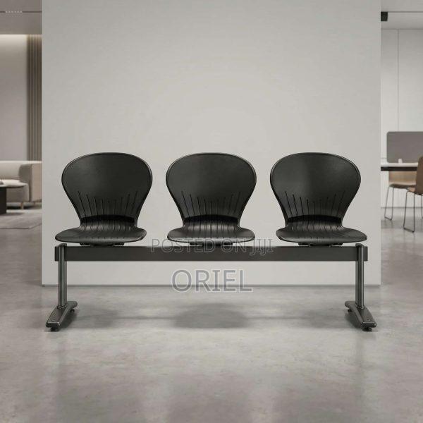 Office Bench : 3-Seater Plastic Waiting Linked Bench - thumbnail 4