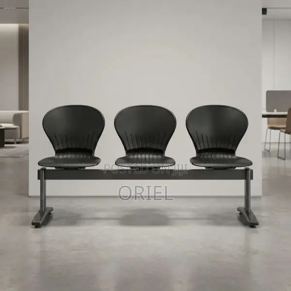 Office Bench : 3-Seater Plastic Waiting Linked Bench