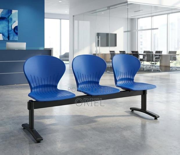 Office Bench : 3-Seater Plastic Waiting Linked Bench - thumbnail 10