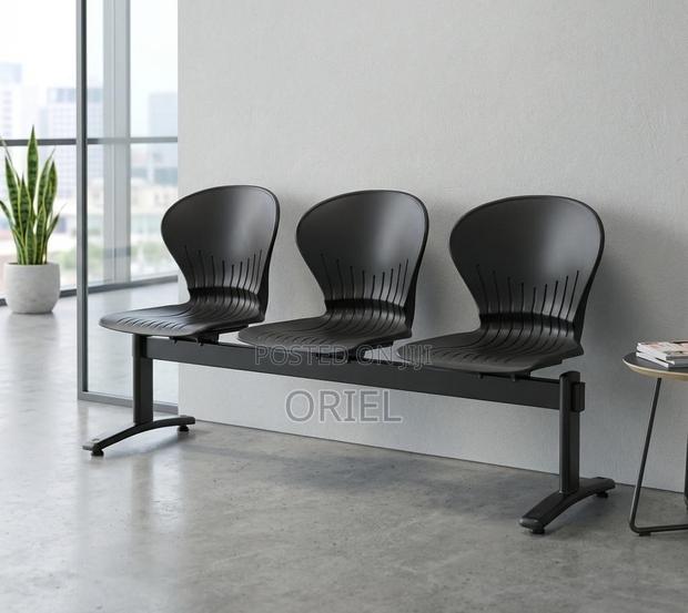 Office Bench : 3-Seater Plastic Waiting Linked Bench - thumbnail 12
