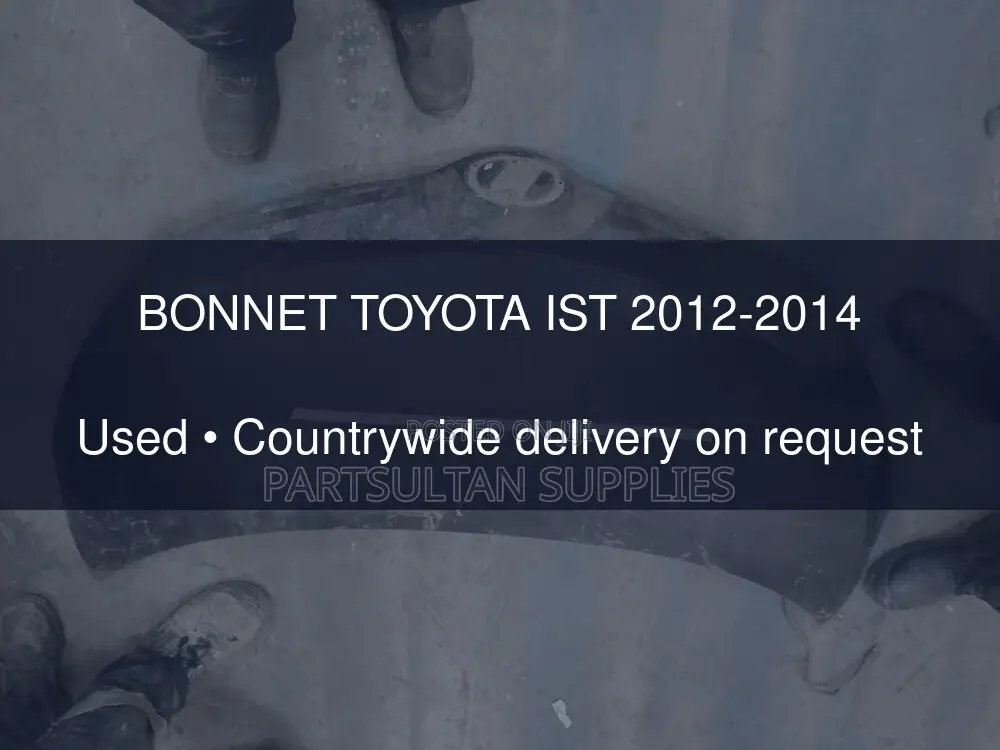Bonnet Toyota Ist 2012-2014