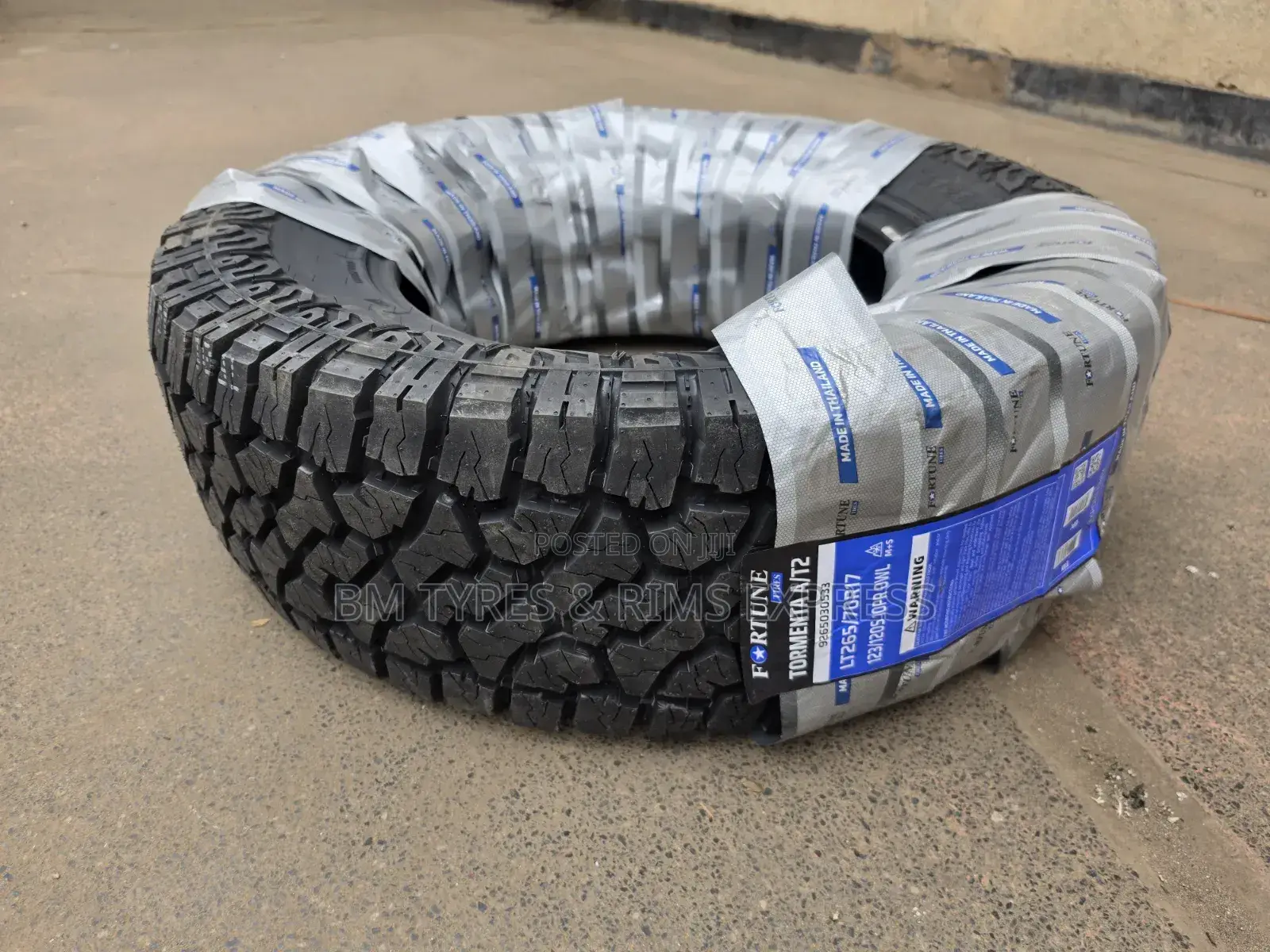 Lt 265 /70 R17 Fortune Tires (All Terrain) At2. Thailand.