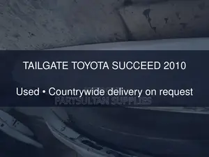 Tailgate Toyota Succeed 2010