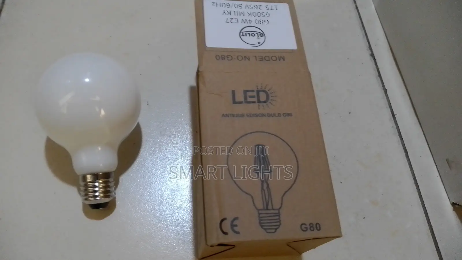 Milky G80 4w Led Globe Bulb E27