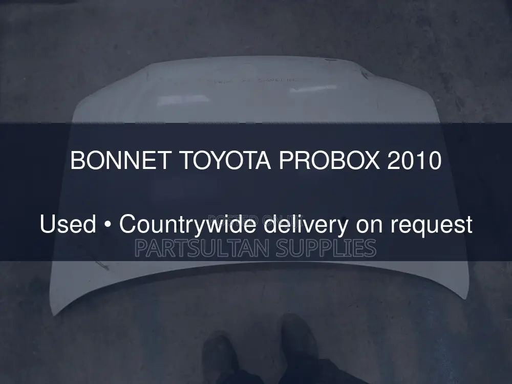 Bonnet Toyota Probox 2010
