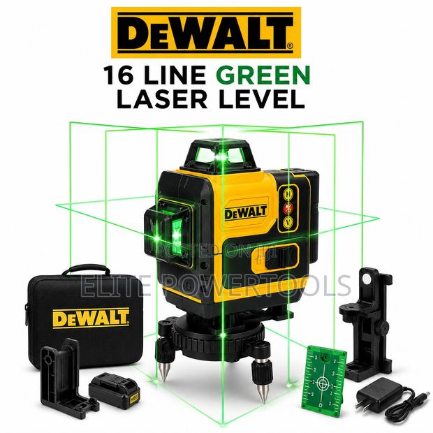 Professional DeWalt 16 Line Green Laser Level