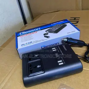 Intelligent Universal Socket DC 12V to AC 220V Converter Outlets 2 USB
