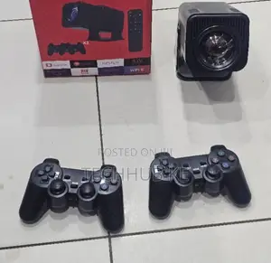 HY320 Wifi Android Projector With Built-in Gaming Console F600 Black