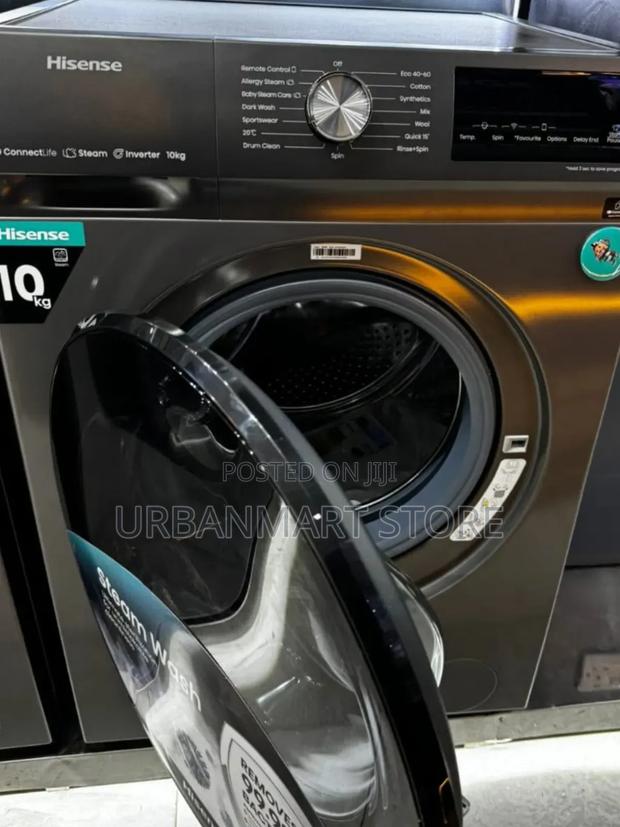 Hisense 10.5/6kg Front Load Wash Dry Washing Machine - main view