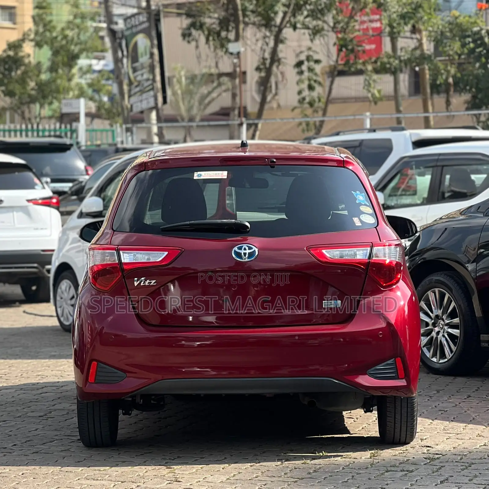 Toyota Vitz 1.5 FWD Hybrid 5dr 2019 Red