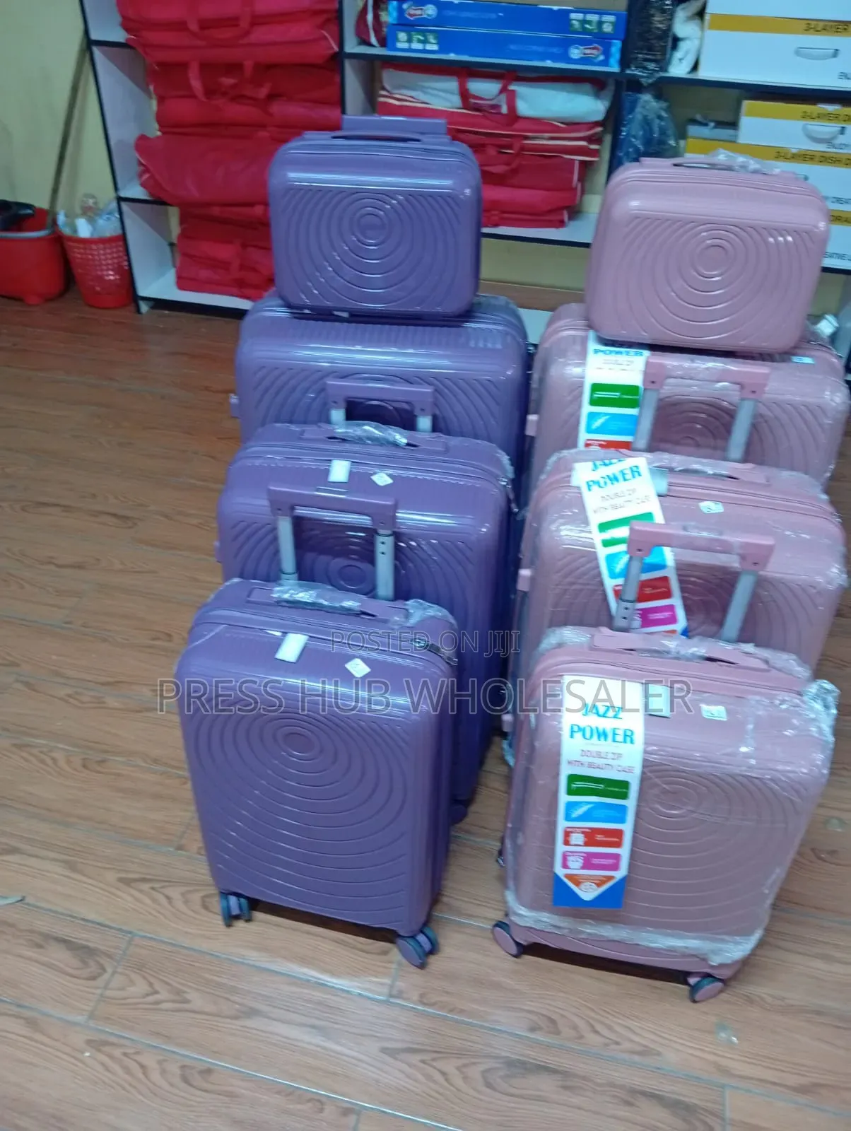 4in1 Luxury Travel Luggage Set With 360° Wheels –