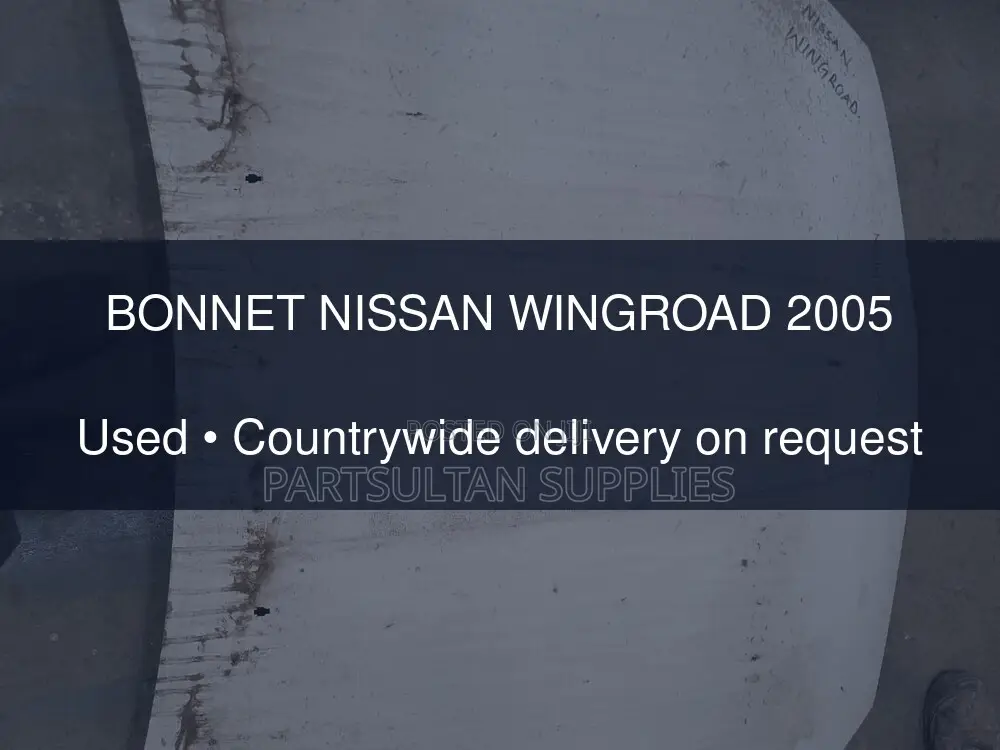 Bonnet Nissan Wingroad 2005
