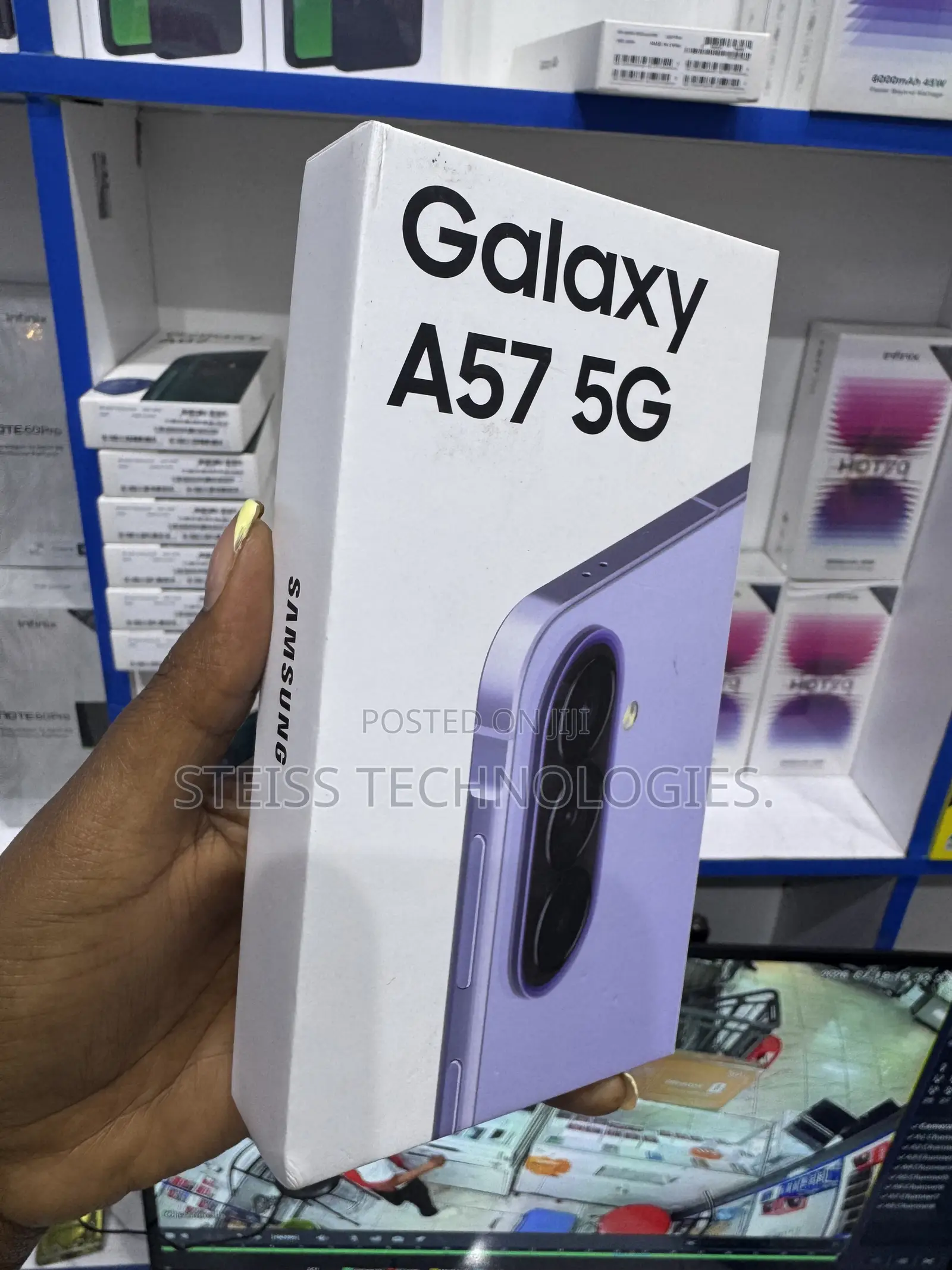 New Samsung Galaxy A57 128 GB Purple