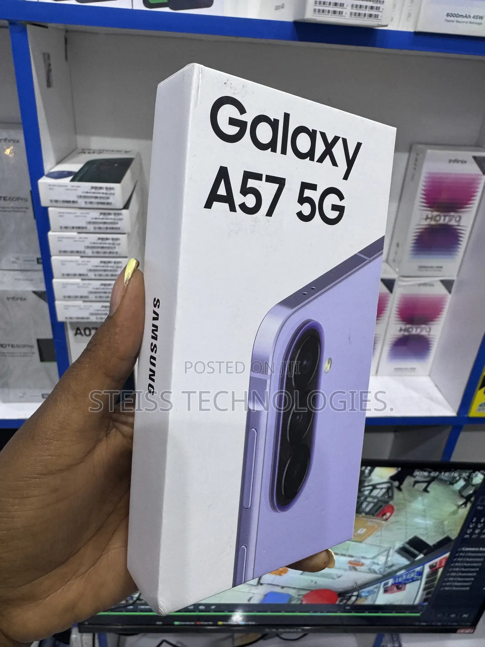 New Samsung Galaxy A57 128 GB Purple